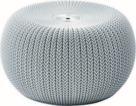 Кресло-пуф  Knit Cozies серый