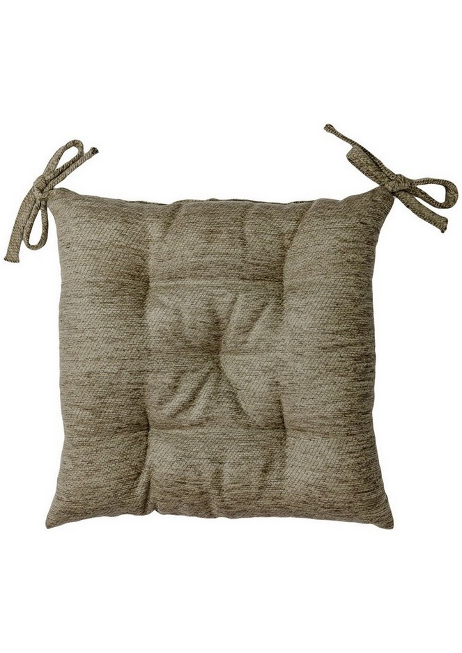 Подушка для стула Прованс Chenilla Серая