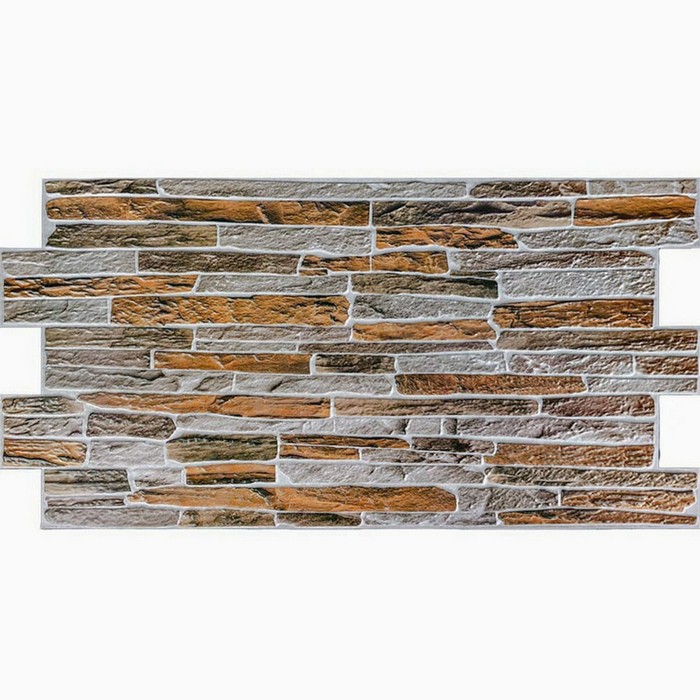 Декоративна ПВХ панель 96x48x0,4см  різнокольоровий SW-00001556