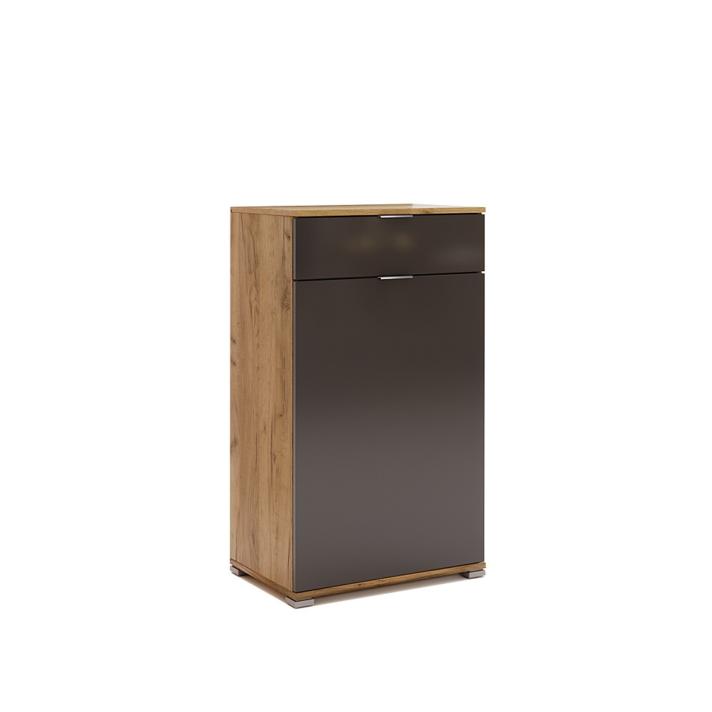 Тумба 1 дв.  Luna Дуб крафт/мат лава Тумба 1 дв.  Luna Дуб крафт/мат лава