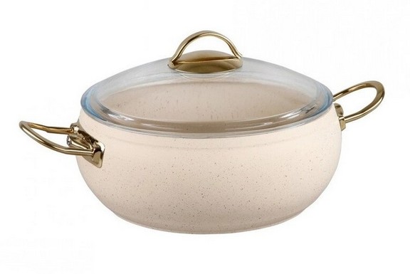 Кастрюля OMS  2 л  3141  слоновая кость Кастрюля OMS  2 л  3141  слоновая кость