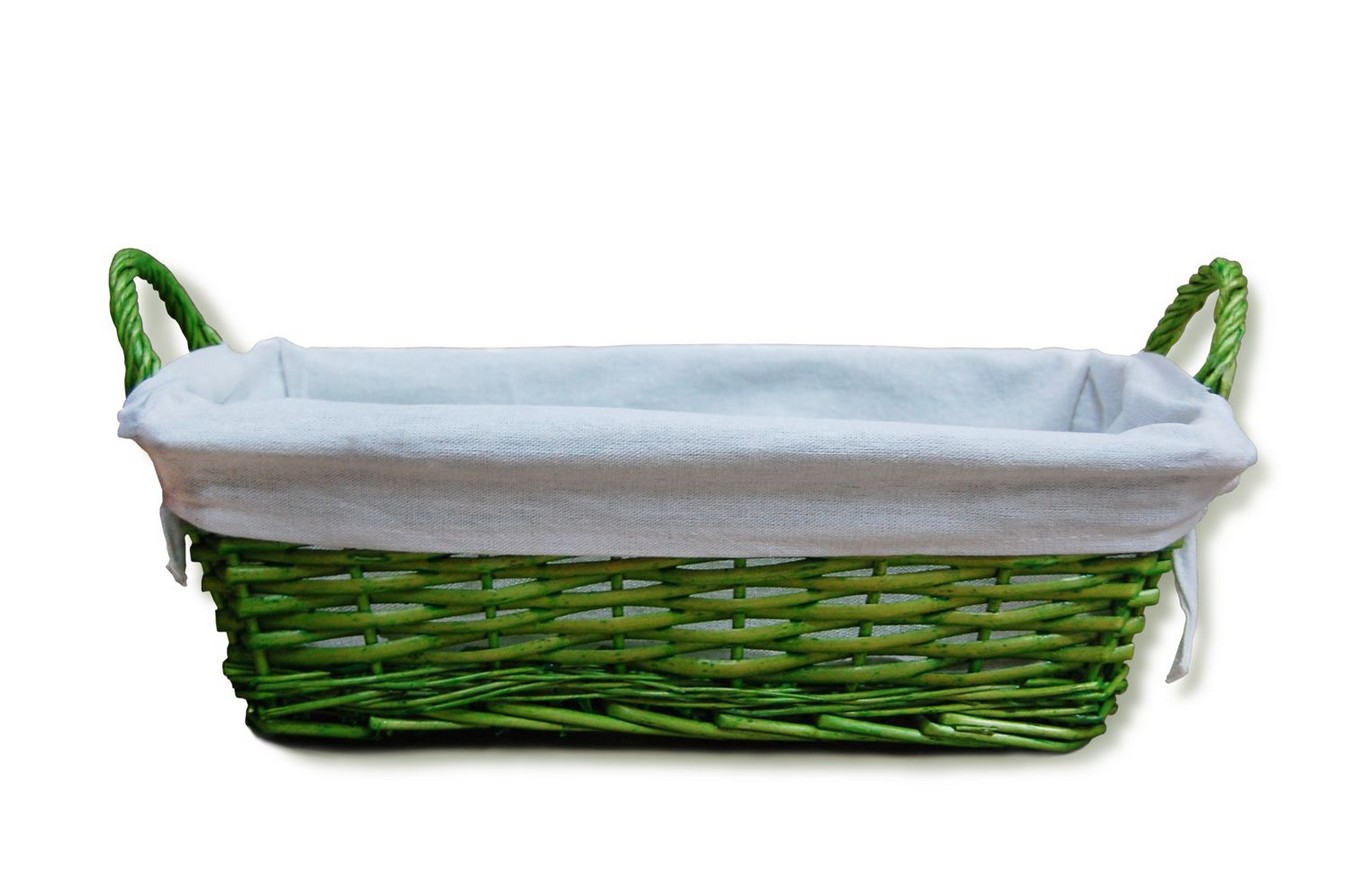 Корзина Natural House, прямоугольная, 20х38х12 см Зеленая (FG-03S) Корзина Natural House, прямоугольная, 20х38х12 см Зеленая (FG-03S)