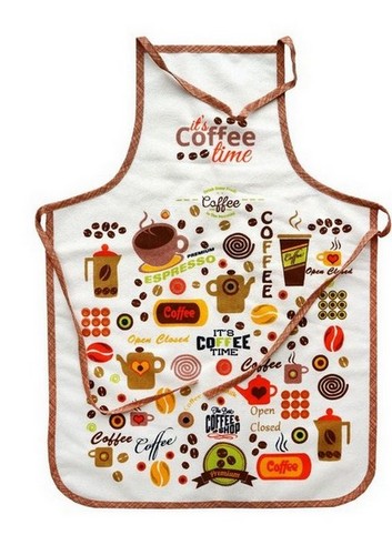 Фартух IzziHome Кофе Тайм помаранчевий вологонепроникний