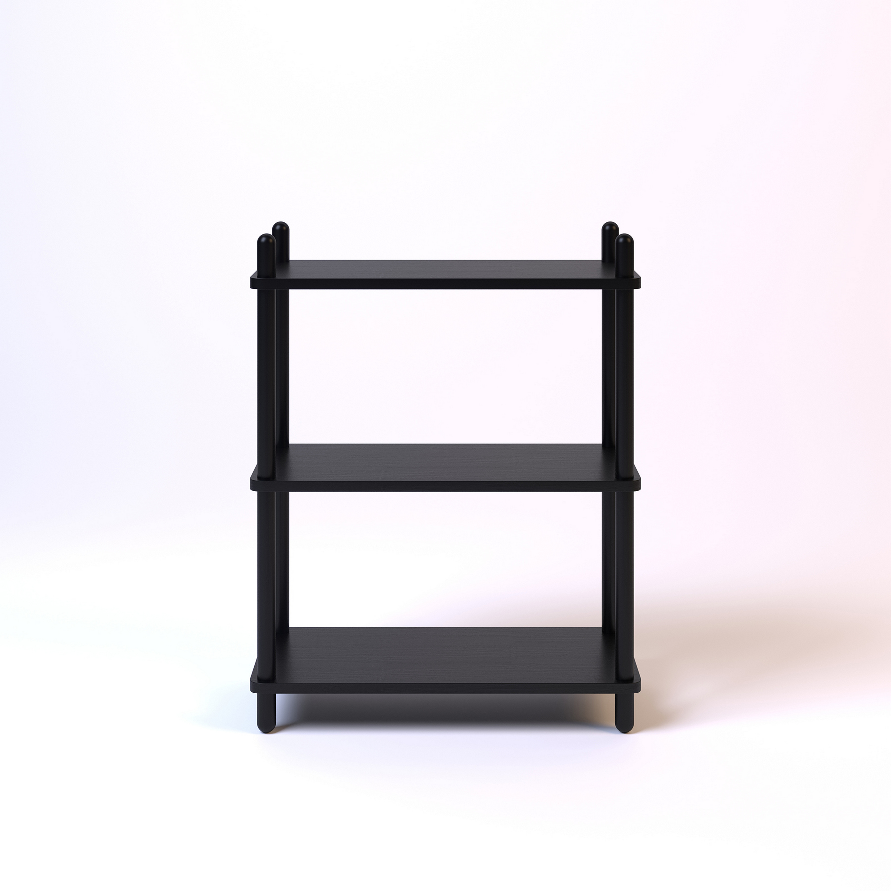 Полка-этажёрка  DAO №1-3 черная