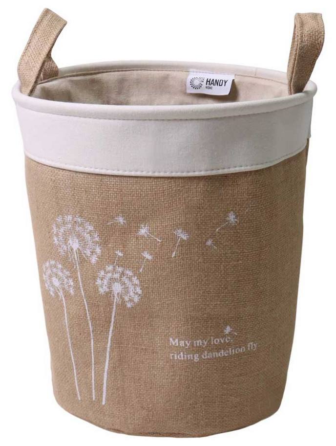 Корзина текстильная Handy Home  Fly, с ручками, 32х37 см (NEW-05)