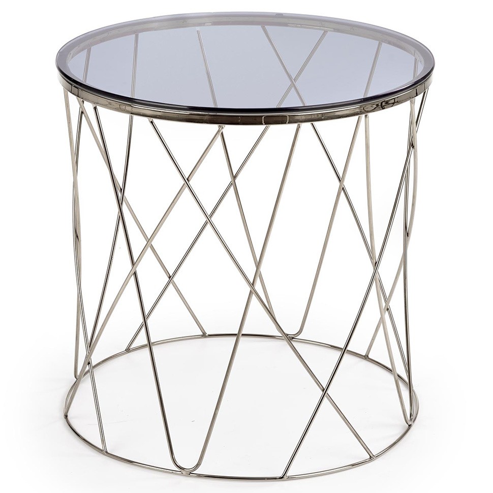 Журнальный столик  Selena серебристый