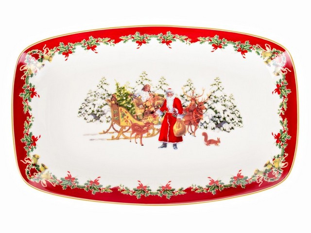 Блюдо Lefard  Christmas Collection 30х19 см  986-125 Блюдо Lefard  Christmas Collection 30х19 см  986-125