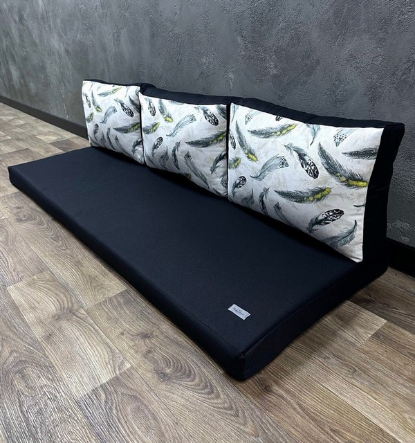 Комплект матрас с подушками панама “Feathers green” Комплект матрас с подушками панама “Feathers green”