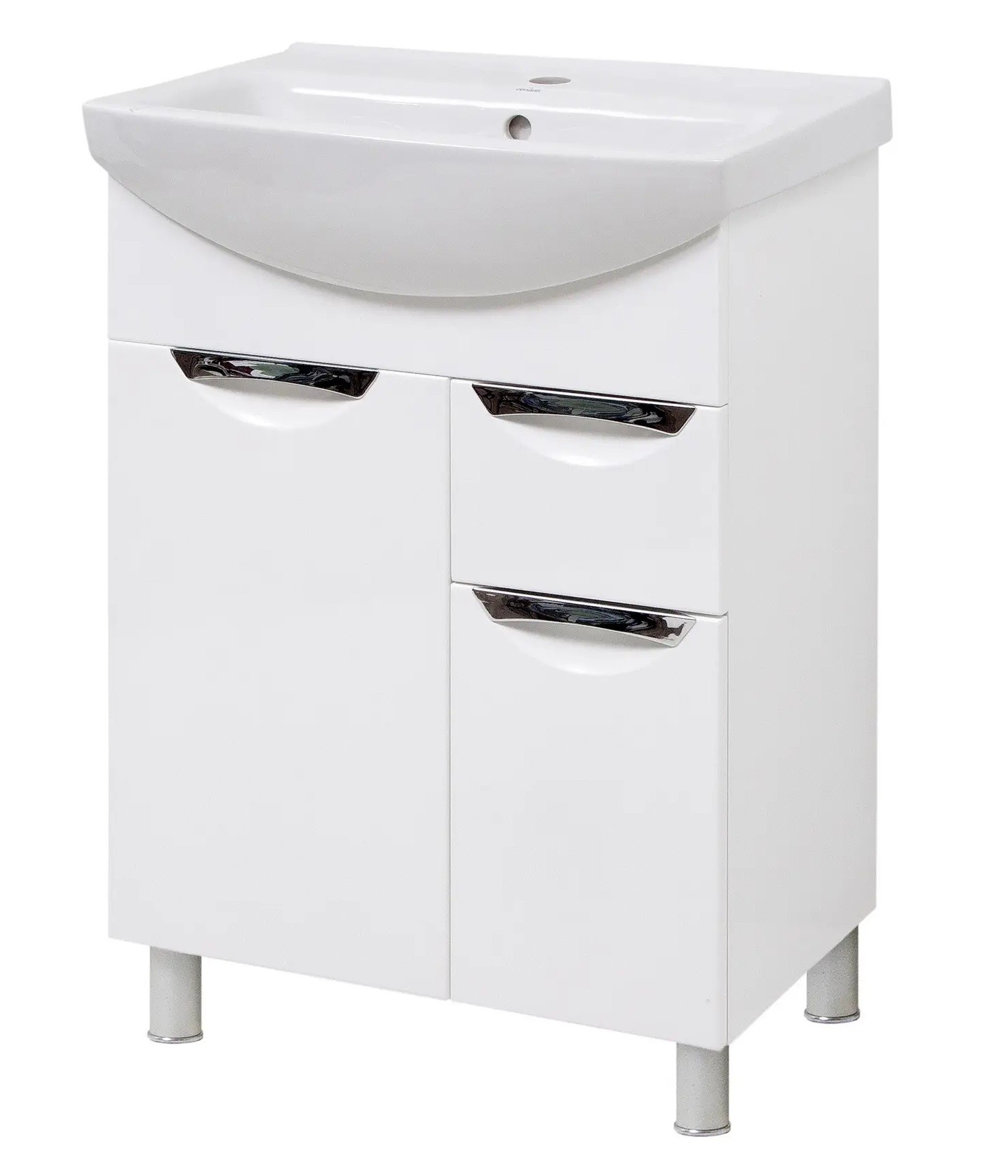 Тумба Лора с умывальником Солас 56 с ящиком