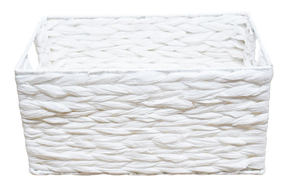 Корзина Handy Home стеллажная , металлическая, белая, 33х23х16 см (FB-59M)