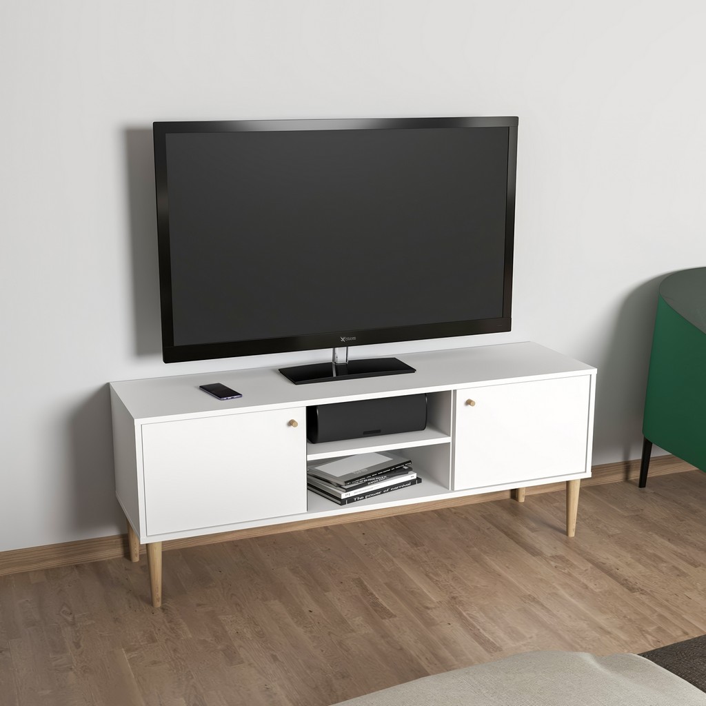 Тумба под ТВ Idomlund белая