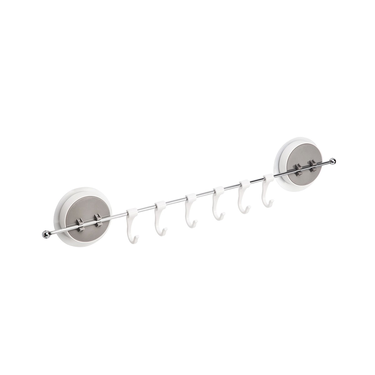 Тримач з гачками універсальний клейкий