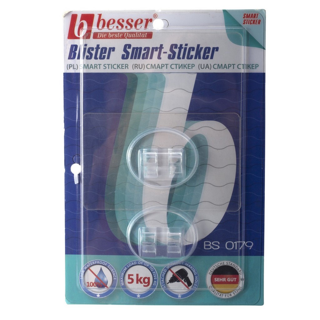 Смарт стикер Besser 8х9х1.5см KM-0179 Смарт стикер Besser 8х9х1.5см KM-0179