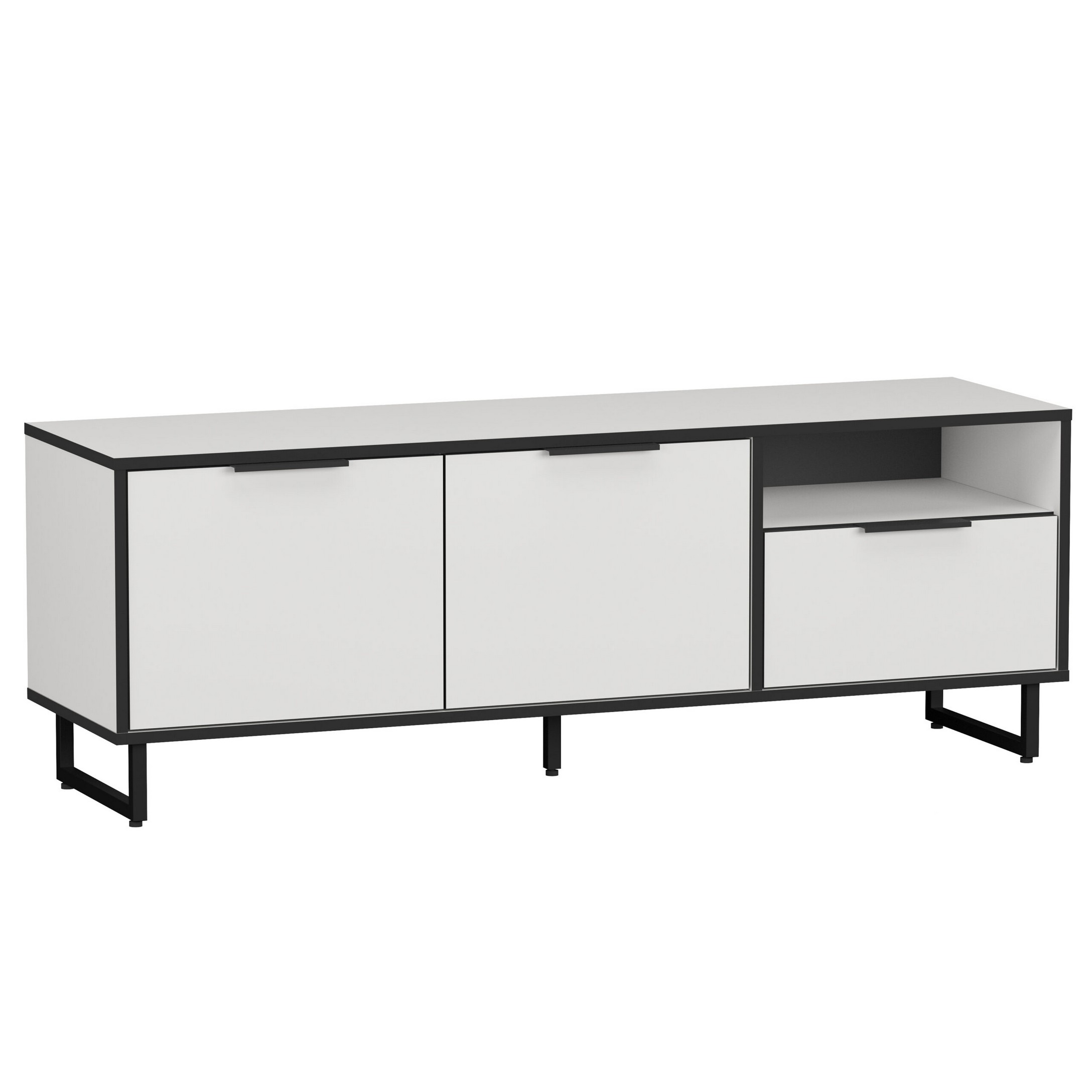 Тумба под телевизор Forte 1400х505х400 белая