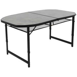 Стіл Northgate Oval 150x80 cм Black/Grey фото 1 Стіл Northgate Oval 150x80 cм Black/Grey фото 1