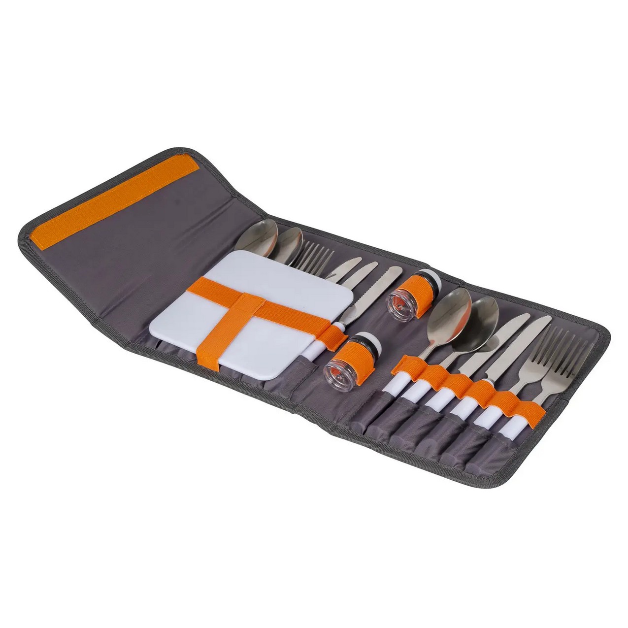 Набор столовых приборов Bo-Camp Picnic 16 Pieces 4 Person Grey Набор столовых приборов Bo-Camp Picnic 16 Pieces 4 Person Grey