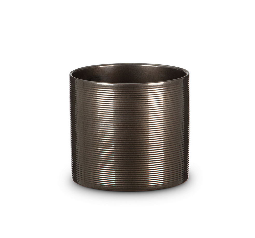 Кашпо для цветов Inspiration, керамика 14 бронзовый