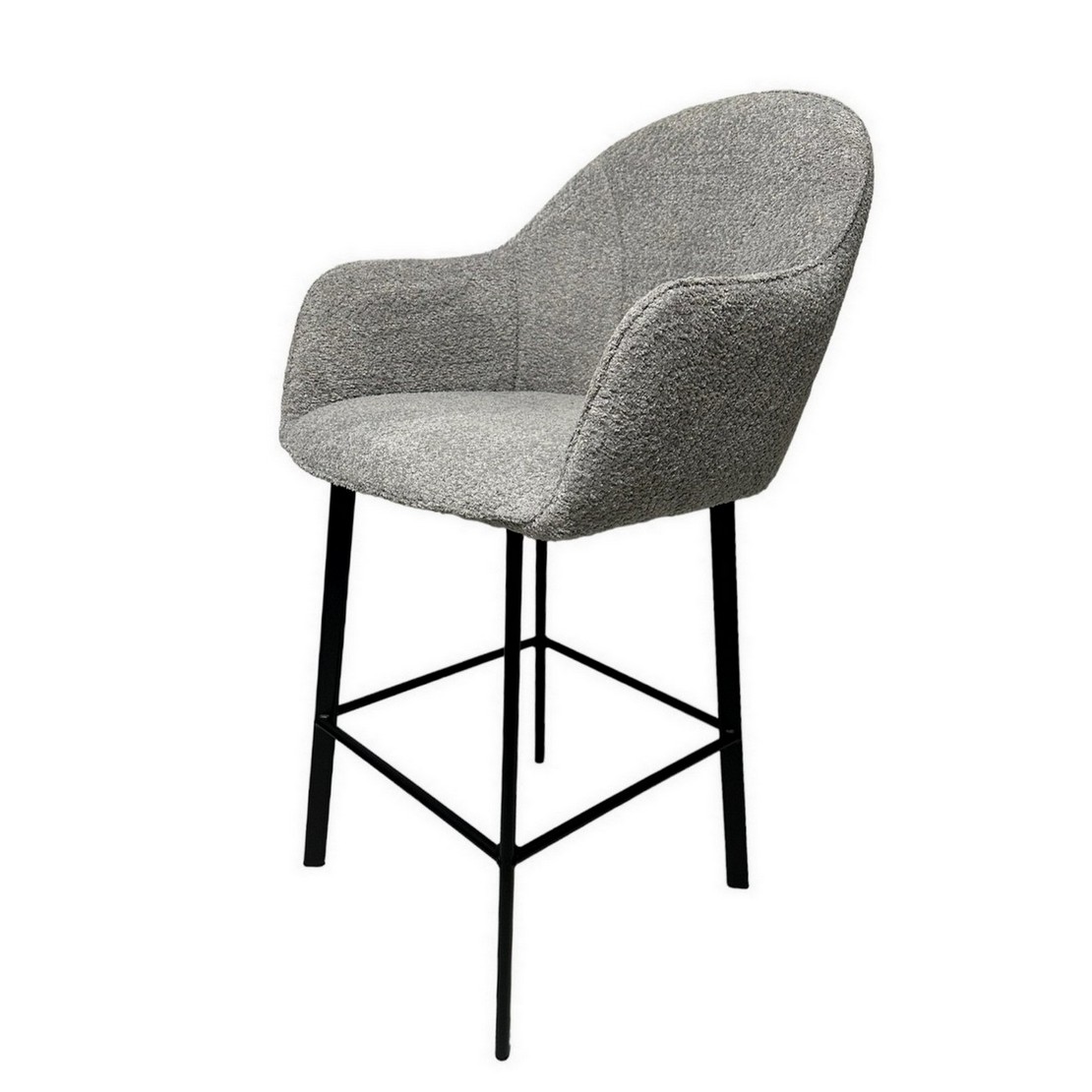 Полубарное кресло Lola серое