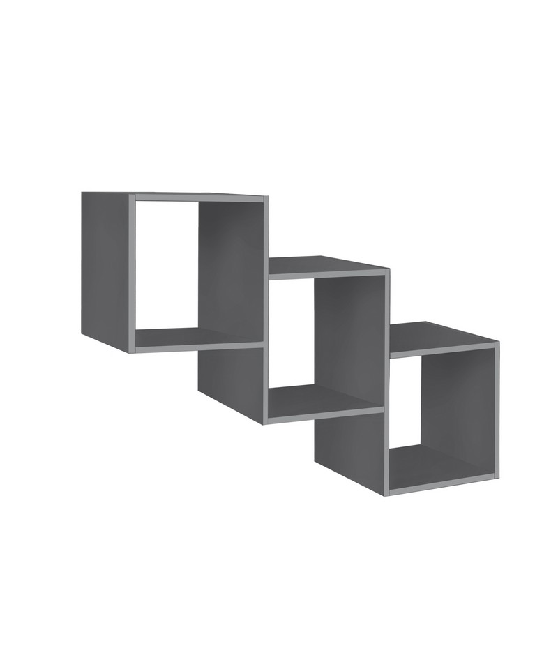 Полка 3-х уровневая П2 Комфи серый шифер