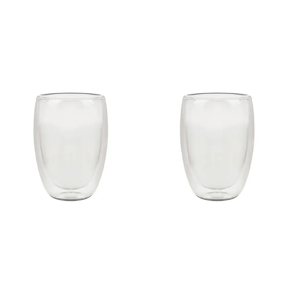 Набор стаканов с двойной стенкой 380 мл 2шт DOBLO