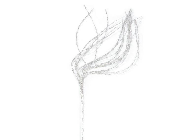 Декоративна гілочка Срібло 120 см 801-314