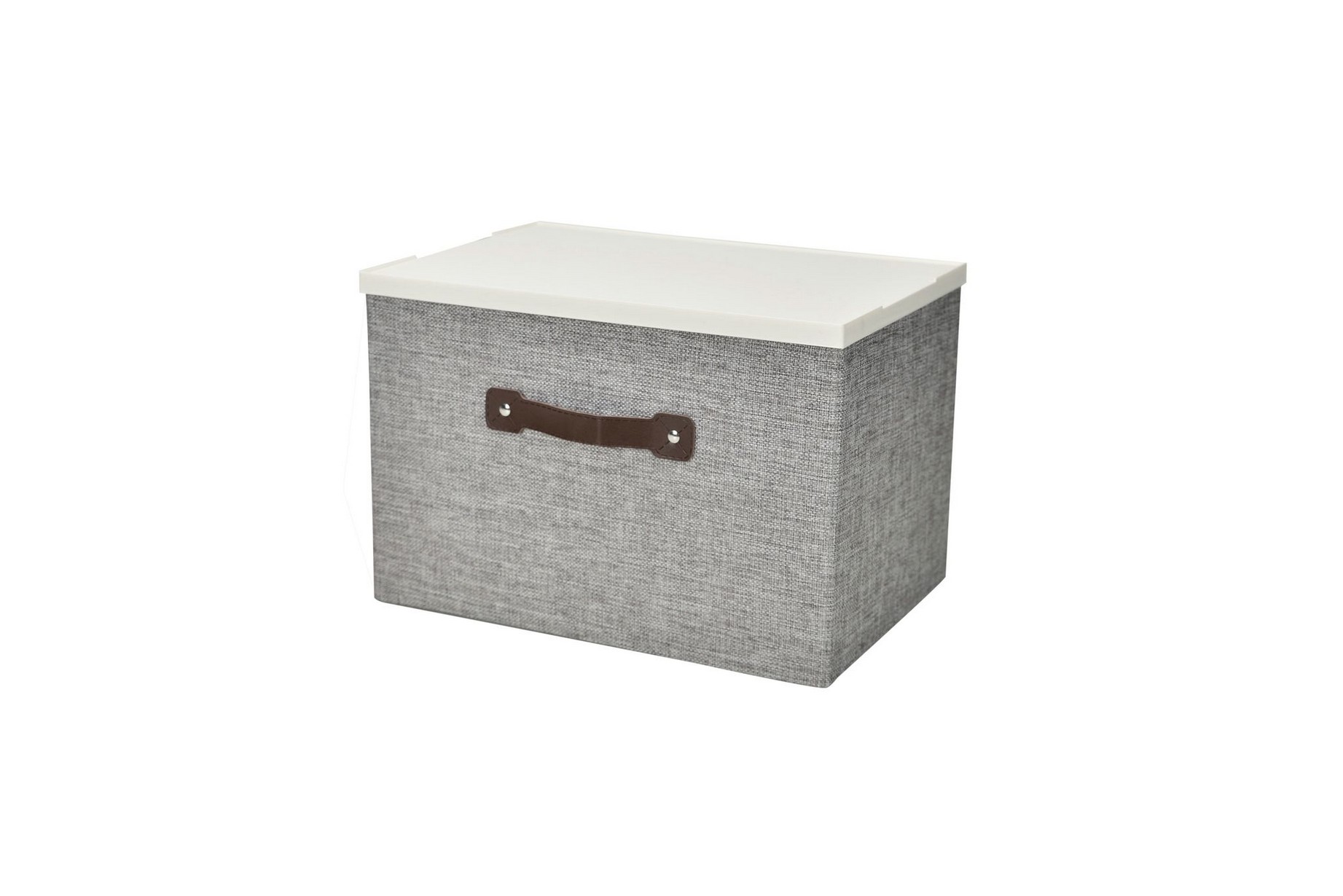 Короб для хранения Handy Home с пластиковой крышкой, 33x23x22 см Серый (EH-02L) Короб для хранения Handy Home с пластиковой крышкой, 33x23x22 см Серый (EH-02L)
