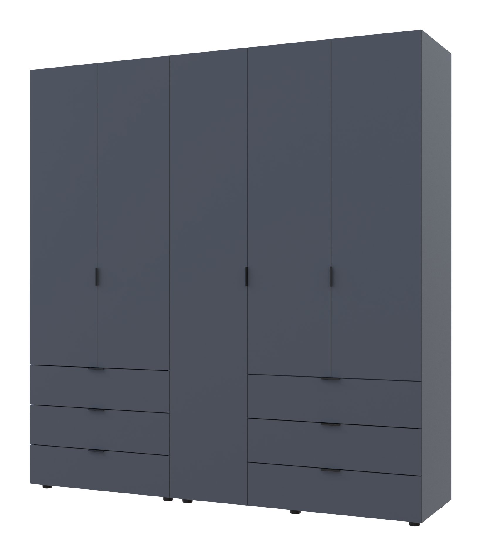 Шкаф для одежды Гелар комплект Графит 2+3 ДСП