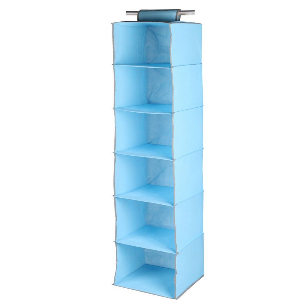 Кофр подвесной Handy Home Мишка на 6 секций, 30х30х120 см Голубой (UC-104) Кофр подвесной Handy Home Мишка на 6 секций, 30х30х120 см Голубой (UC-104)