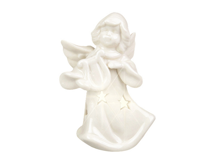 Фигурка светящаяся Lefard Ангел с арфой 10 см 919-041