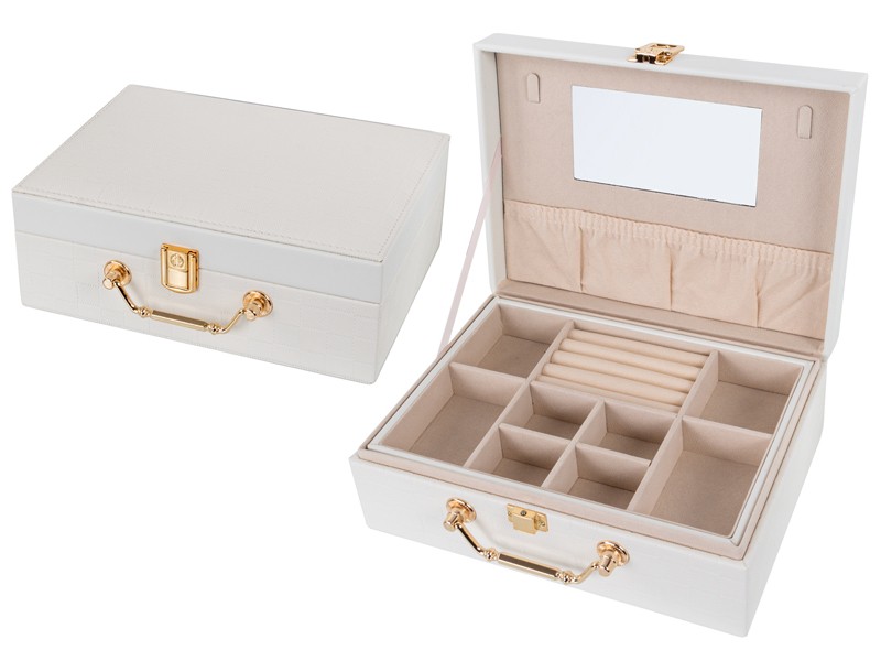 Шкатулка для украшений Lefard 24х18х9см белый