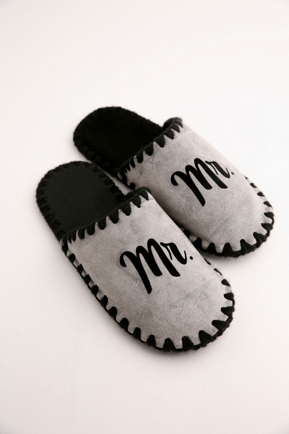 Чоловічі домашні капці Family Story Класичні Mr закриті Сірі