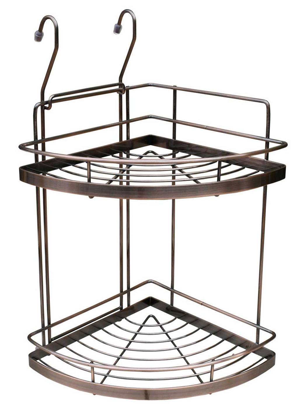 Угловая полка Lemax двухъярусная малая, античная медь YJ-G209 A CA