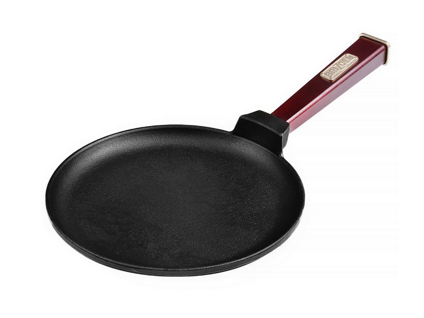 Блинница чугунная BRIZOLL Optima-Bordo, 220х15 мм O2215-P2