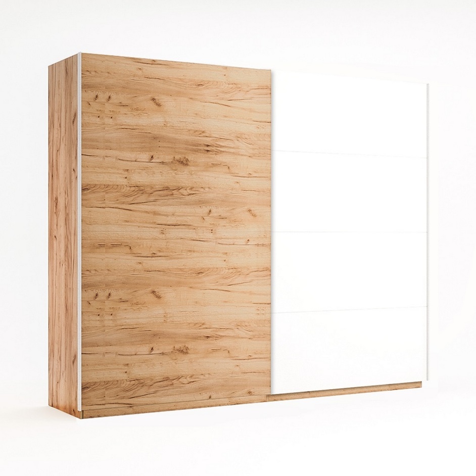 Шкаф-купе  Ники Белый /Дуб шириной 2,5 м