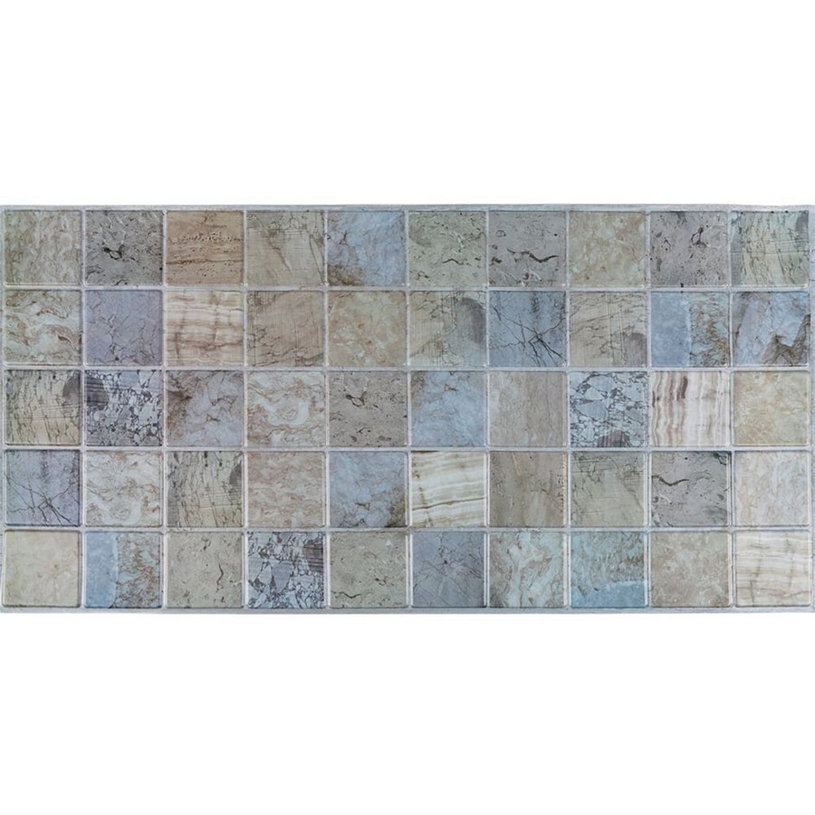 Декоративна ПВХ панель 96x48x0,4см  світло-сірий SW-00002480 Декоративна ПВХ панель 96x48x0,4см  світло-сірий SW-00002480