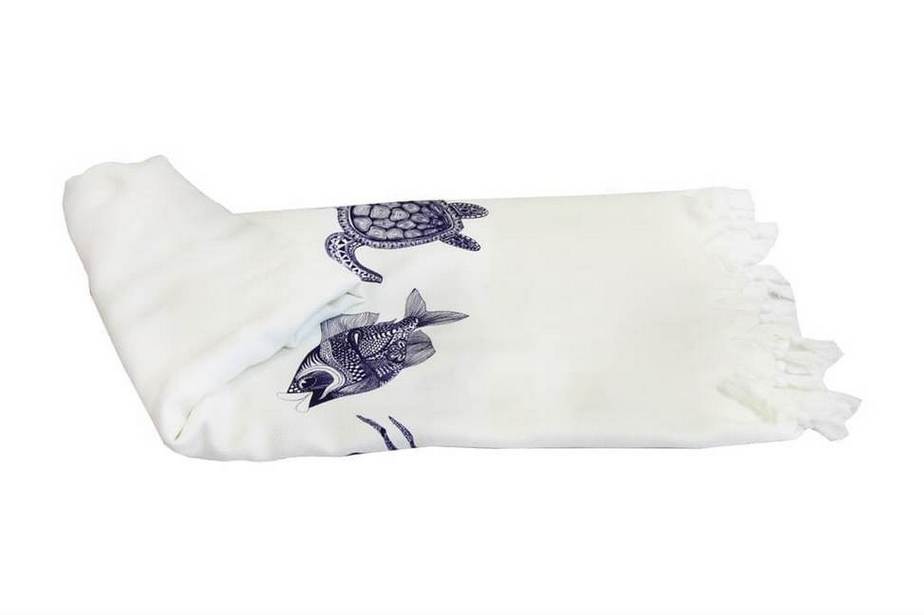 Рушник LightHouse Bamboo Peshtemal 90х180 см Sea Creatures Рушник LightHouse Bamboo Peshtemal 90х180 см Sea Creatures