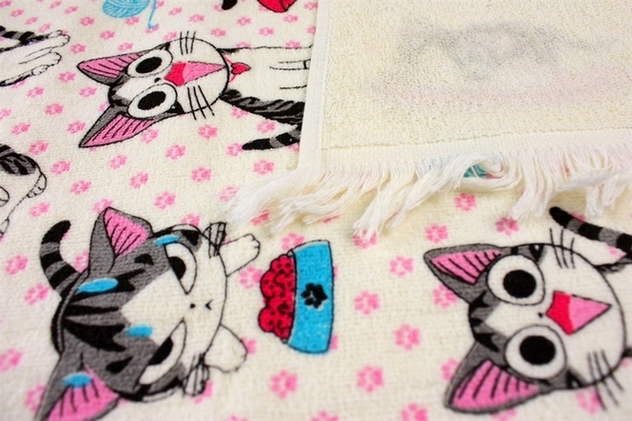 Полотенце махровое Izzihome Котята 40х60, плотность 350 г/м² Полотенце махровое Izzihome Котята 40х60, плотность 350 г/м²