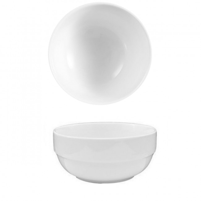 Набор салатников в оправе Helios белый 500 мл 6 шт HR1236