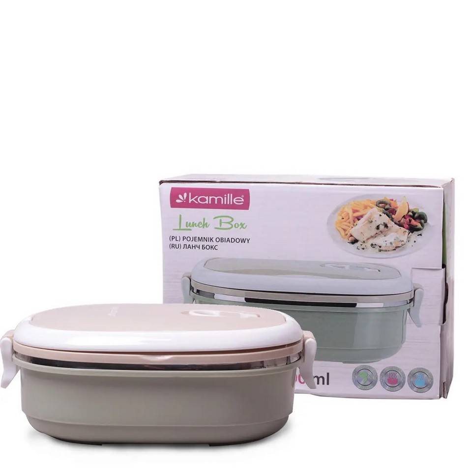 Ланч бокс Kamille  700мл 20х14.5х7.5см Ланч бокс Kamille  700мл 20х14.5х7.5см