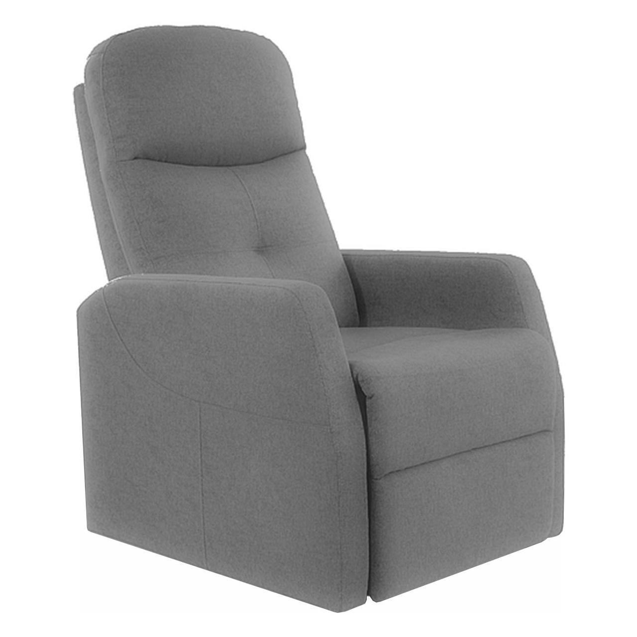 Крісло розкладне ARES Velvet сіре Крісло розкладне ARES Velvet сіре