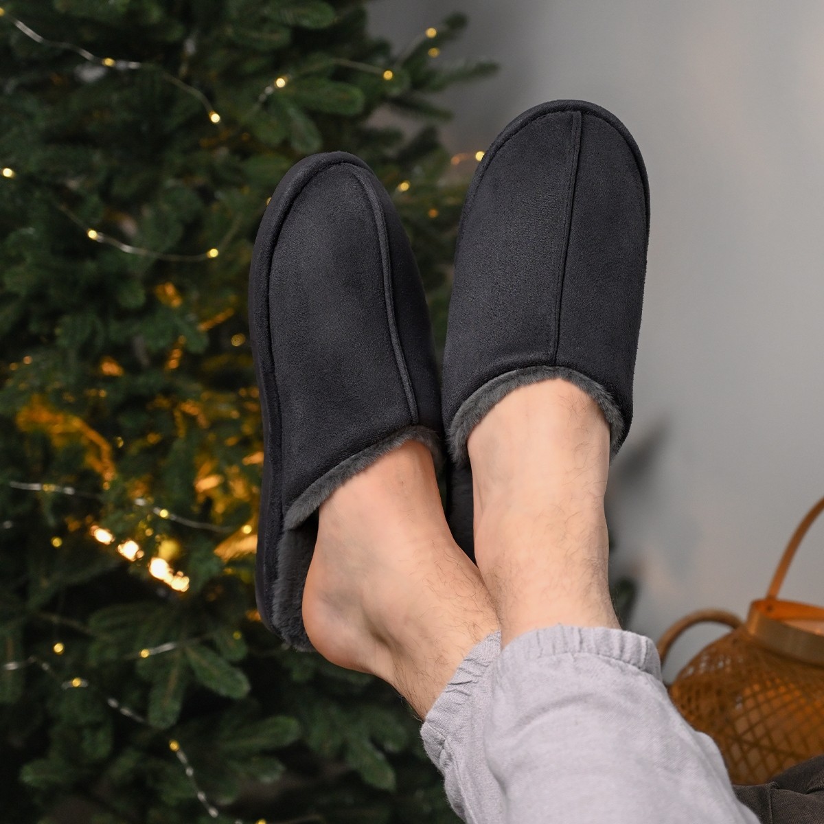 Тапочки мужские OREST черный 40-41 р Тапочки мужские OREST черный 40-41 р