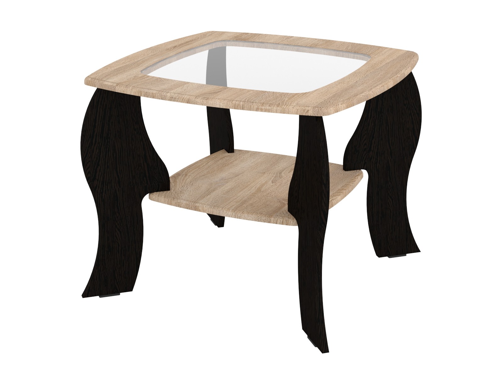 Журнальный столик Лютик Венге+Сонома