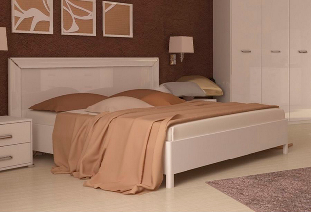 Спальня  Белла с 3-х дверным шкафом Белая