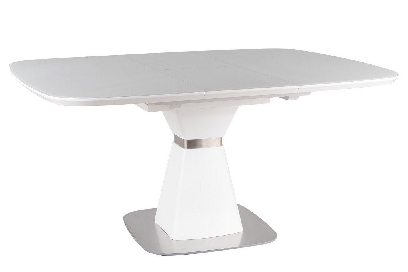 Стол обеденный Saturn 120(160)X120 Белый Стол обеденный Saturn 120(160)X120 Белый