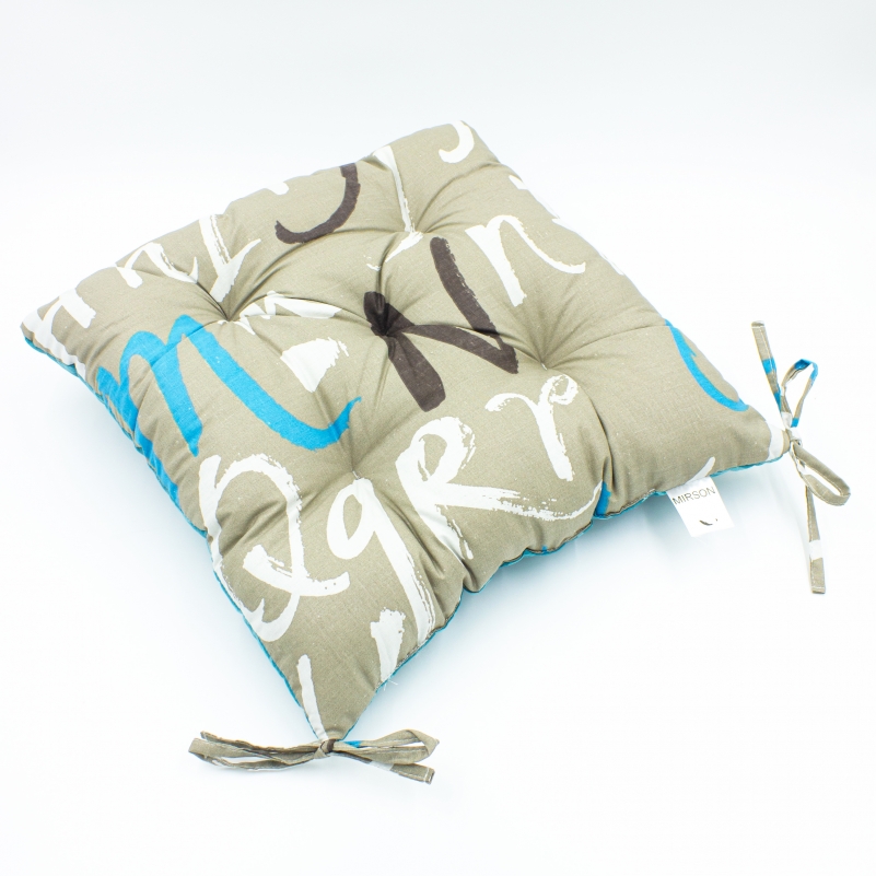 Подушка для стільця MirSon Бязь Принт 17-0104 Severo