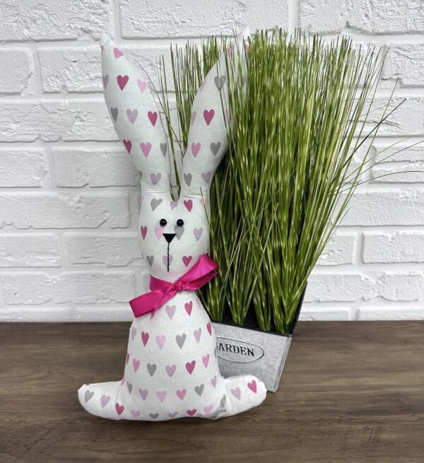 Кролик пасхальный Hearts h45 см