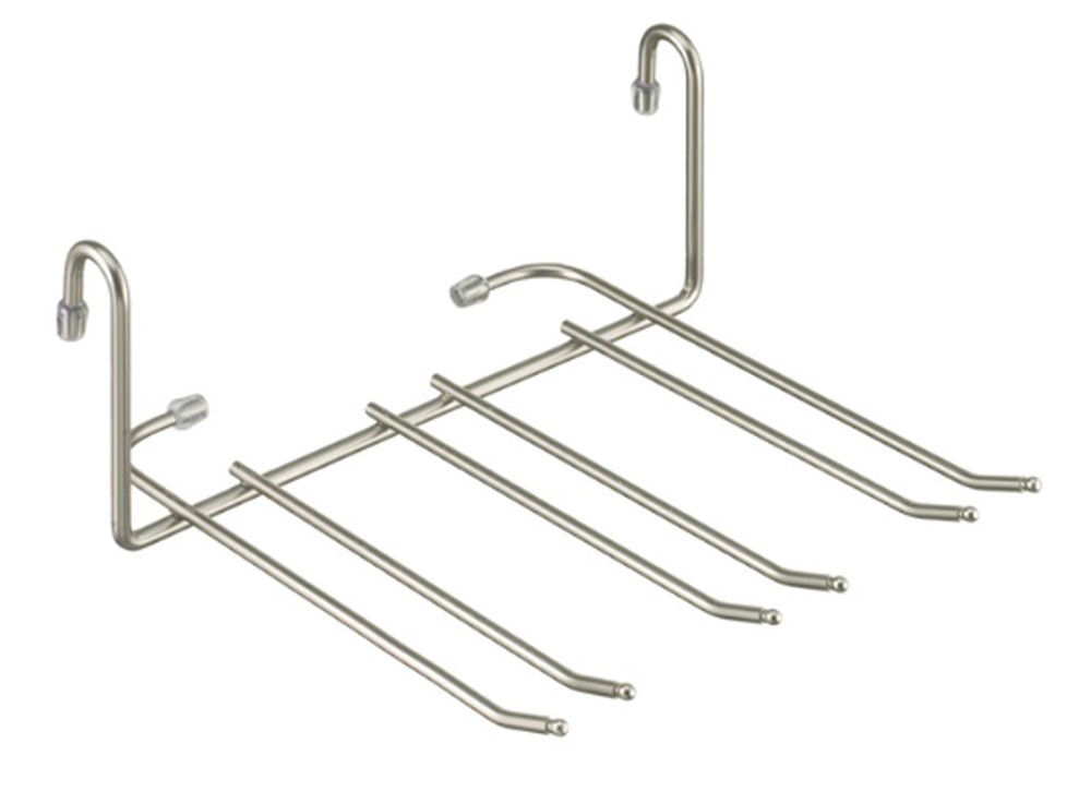 Полка для фужеров 230х170х75 мм матовый никель YJ-G507 NM