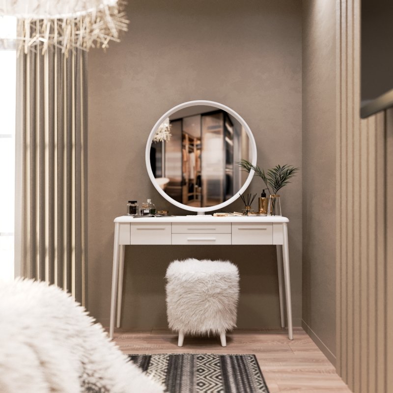 Трюмо в спальню  Бланко - цвет белый Трюмо в спальню  Бланко - цвет белый