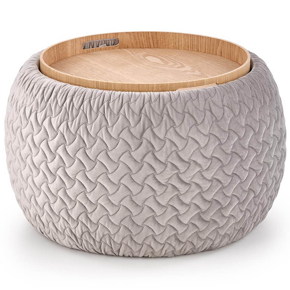 Пуф  Bono серый