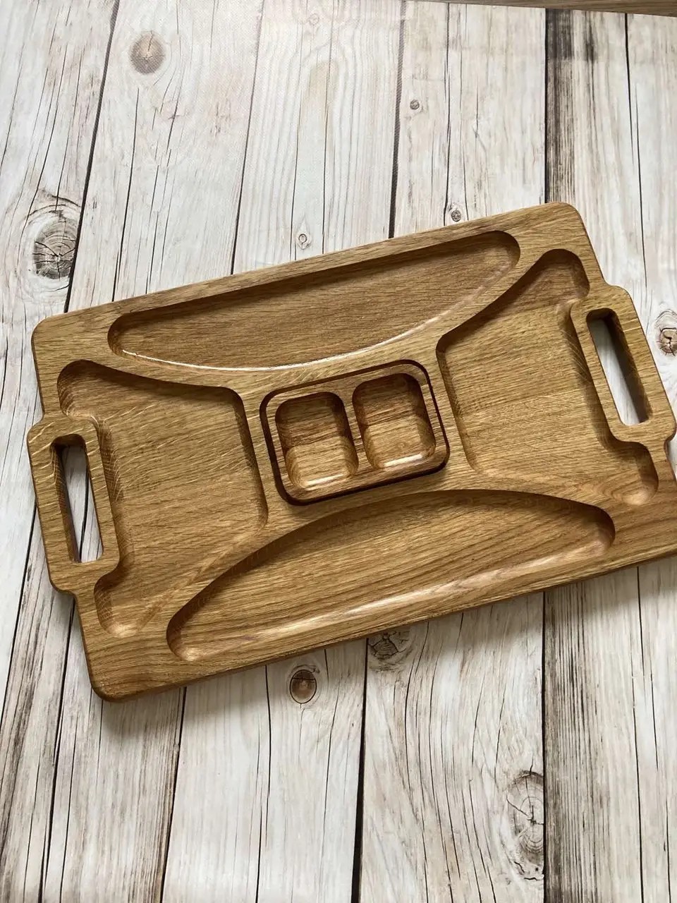 Піднос\таця Wood Decor  з ручками 50х30 см